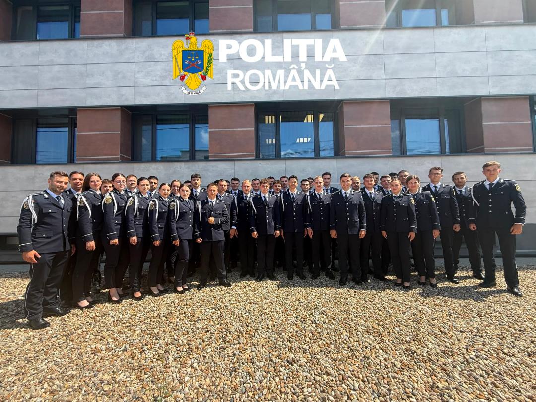 44 de noi agenți de poliție, încadrați la IPJ Arad