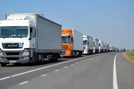 Codul roșu aduce amenzi pe bandă rulantă în Arad. Peste 120 de șoferi de camioane, sancționați pentru încălcarea restricțiilor