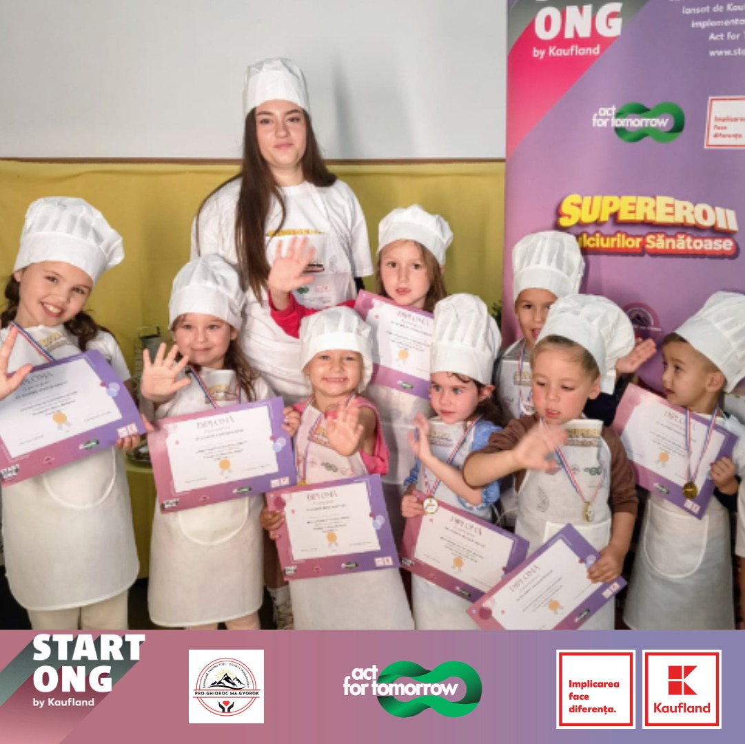 Imagine galerie Un model de educație alimentară prin care preșcolarii învață pregătind deserturi fără zahăr adăugat, testat la Lipova, în județul Arad