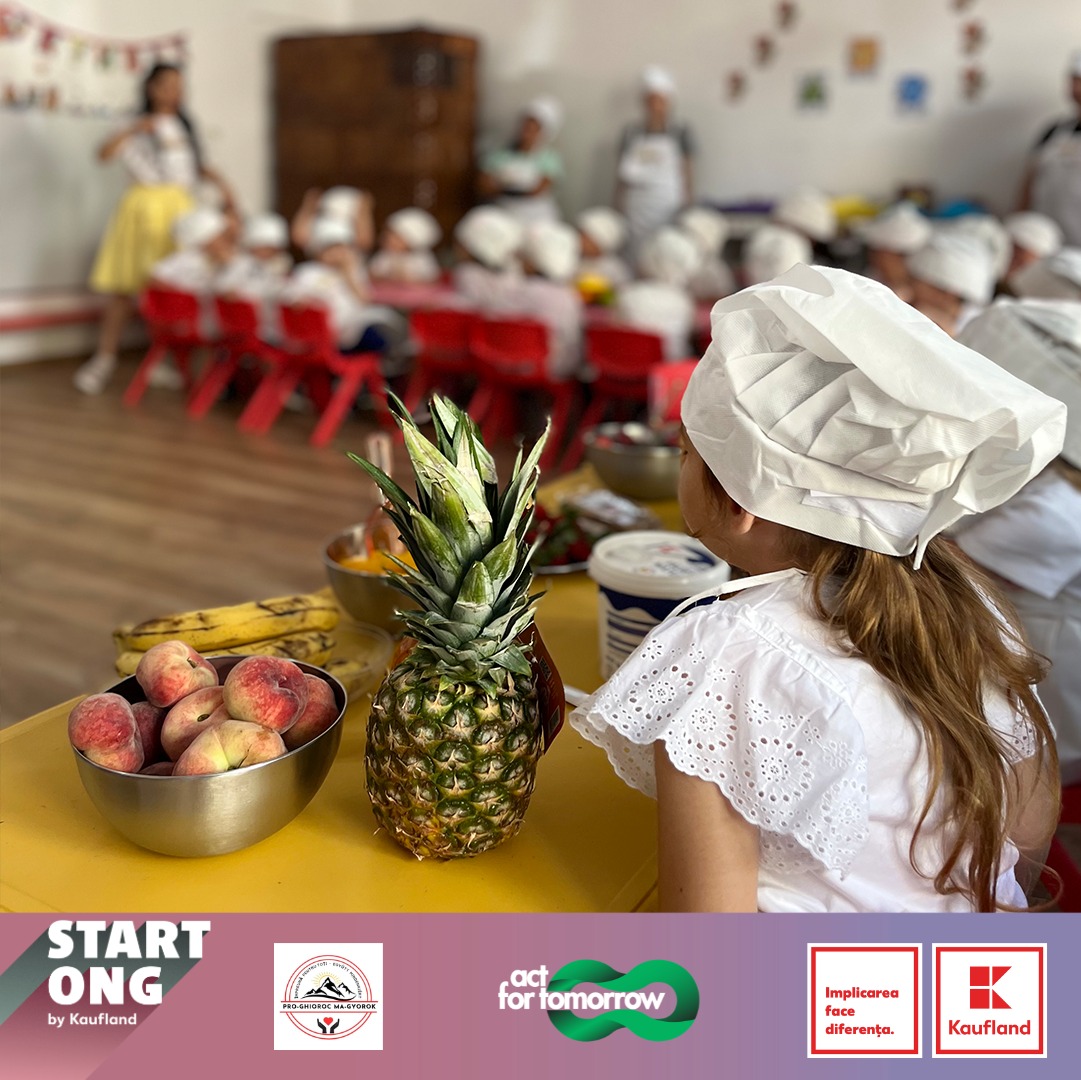 Imagine galerie Un model de educație alimentară prin care preșcolarii învață pregătind deserturi fără zahăr adăugat, testat la Lipova, în județul Arad