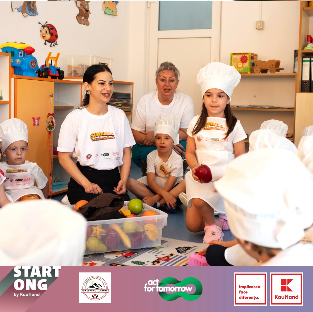Imagine galerie Un model de educație alimentară prin care preșcolarii învață pregătind deserturi fără zahăr adăugat, testat la Lipova, în județul Arad