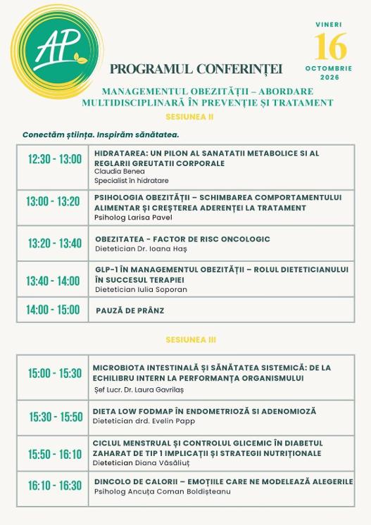 Imagine galerie Arad Healthy Plate 2026: știința, nutriția și sănătatea se întâlnesc la UAV